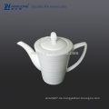 550ml einfacher weißer arabischer Kaffee-Topf, hochwertiger Kaffee-Topf aus China